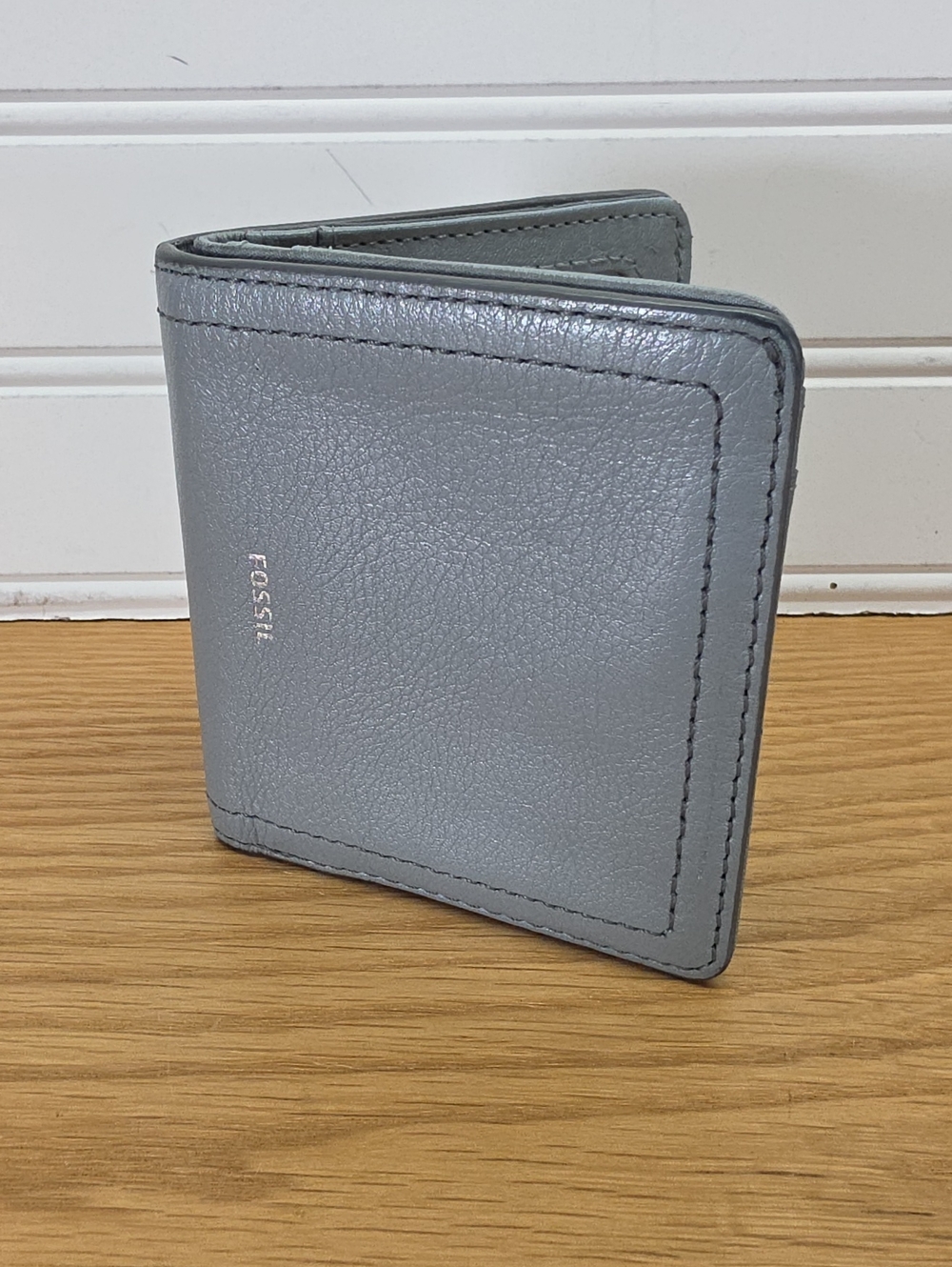 Fossil Logan Bifold Wallet Blue Gray